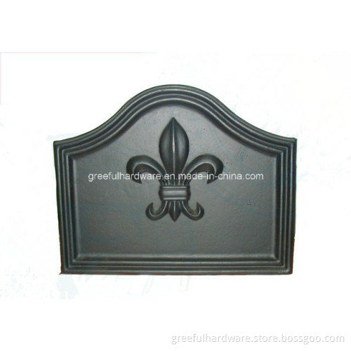 Durable Cast Iron Fireplace Back